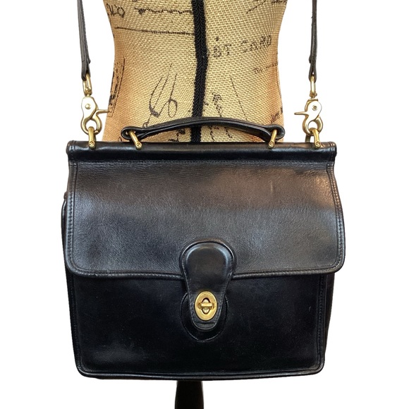 Vintage COACH Willis 9927 Leather Messenger Crossbody Bag J4D-9927 - Picture 13 of 13